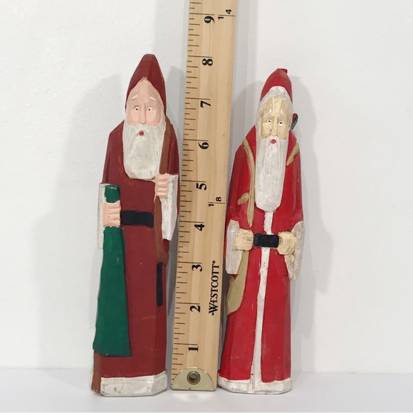 Vintage Midwest Hand Carved Wooden Classic Dutch Santa Claus Christmas Decor 8in - Picture 3 of 14